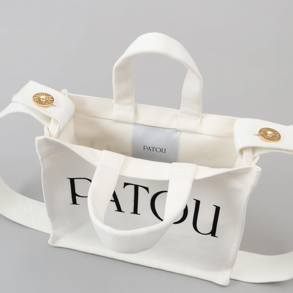 Amazon | [PATOU] [パトゥ]トートバッグ ホワイト 090C CREAM